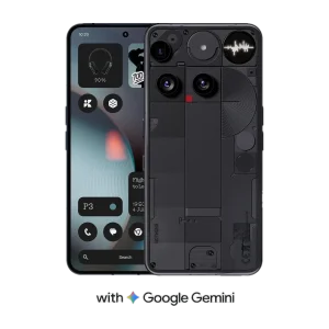 Nothing Phone 3, 12 GB RAM, 256 GB, 8s Gen 4 Mobile Platform | Octa Core Processor, 50MP + 50MP + 50MP Rear Camera, 5500 mAh Battery, Black