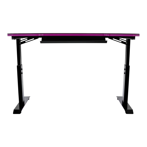 Cooler Master GD120 V1 Gaming Desk, 3 Level Hight Adjustment, 100kg Weight Capacity, Black/Purple, CMI-GD120-PRV1 - Image 4