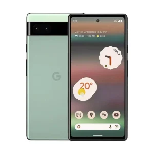 Google Pixel 6a Mobile Phone, 6.14 inch Full HD+ OLED Display, 6 GB RAM, 128 GB Storage, 4410 mAh Battery, Android 12, Sage