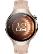 HUAWEI Watch 5, 46mm Smartwatch, Multi-Sensing X-TAP, Health MOT, Real-Time Fingertip Blood Oxygen, up to 11 Days Battery Life, eSIM, Aerospace-Grade Titanium Stainless Steel, iOS Android, Beige