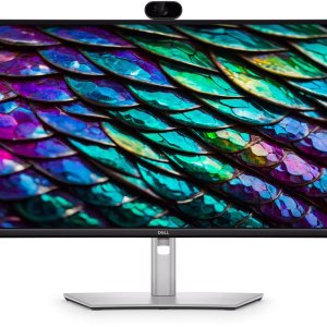 Dell Pro P 34 USB-C Hub Conferencing Monitor, WQHD (3440 x 1440) Resolution, IPS Panel, 100Hz Refresh Rate, 5 ms GTG (Fast) Response Time, Integrated Webcam, Integrated Speakers, Silver, P3426WEB