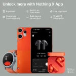 CMF by Nothing Buds 2a, 42 dB ANC, 12.4mm Driver, Dirac-tuned, Ultra Bass Tech, 35.5 hrs Bluetooth Headset, Light Grey - Image 3