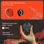 CMF by Nothing Buds 2a, 42 dB ANC, 12.4mm Driver, Dirac-tuned, Ultra Bass Tech, 35.5 hrs Bluetooth Headset, Light Grey - Image 4