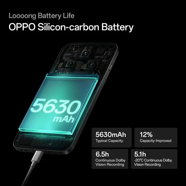 OPPO Find X8 5G Mobile Phone, 16 GB RAM, 512 GB Storage, Triple 50MP Periscope Telephoto Camera, 5630 mAh Battery Life, Star Grey - Image 8