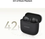 Huawei Freebuds SE 3, 42h of Music Playback, IP54 Dust & Splash Resistance, Fast Charging Bluetooth Headset, Black - Image 4