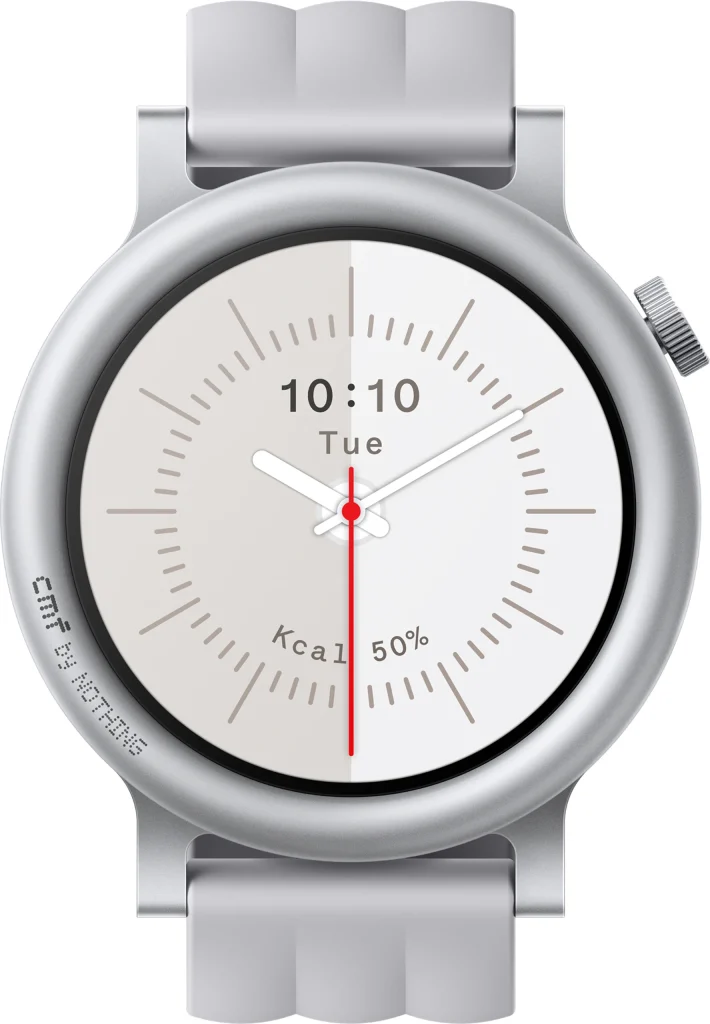 CMF by Nothing Watch 3 Pro, 1.43 AMOLED, 13 Day Battery, Dual-band GPS, Advance Heart+Sleep Monitor Smartwatch, Light Grey Strap