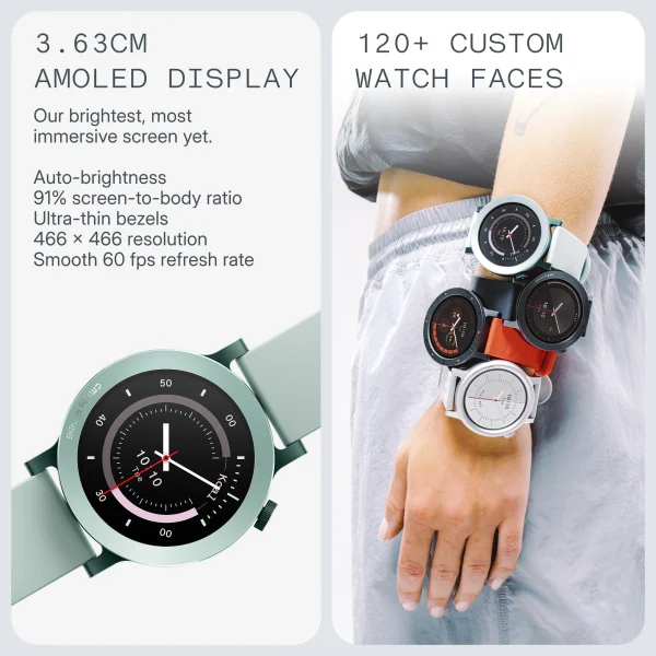 CMF by Nothing Watch 3 Pro, 1.43 AMOLED, 13 Day Battery, Dual-band GPS, Advance Heart+Sleep Monitor Smartwatch, Dark Grey Strap - Image 9