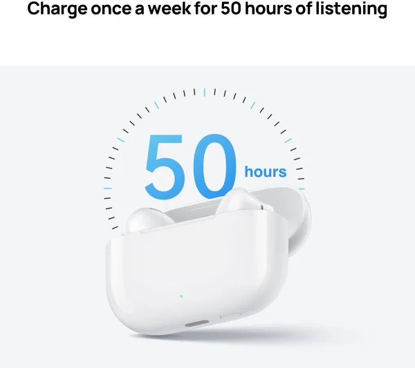 HUAWEI FreeBuds SE 4 ANC, 50H Long Battery Life, Multi-mode Noise Cancelling Earbuds for Travel & Office, Bluetooth 5.4, Compatible with iOS and Android, IP54, Blue - Image 4