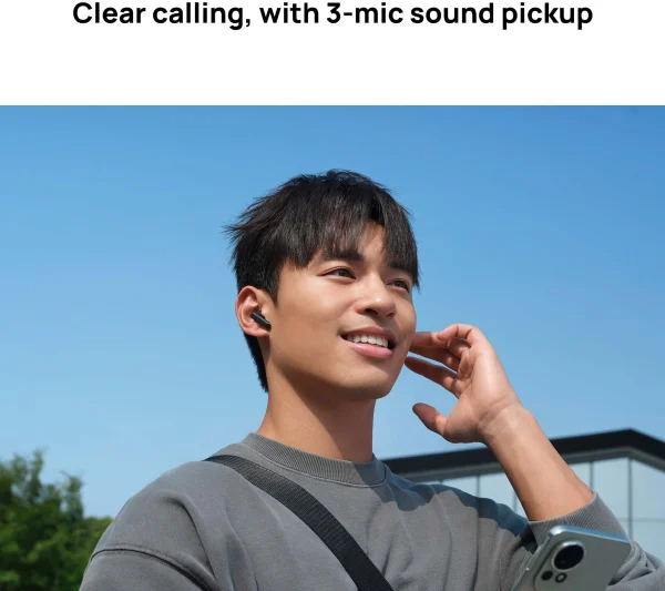 HUAWEI FreeBuds SE 4 ANC, 50H Long Battery Life, Multi-mode Noise Cancelling Earbuds for Travel & Office, Bluetooth 5.4, Compatible with iOS and Android, IP54, Blue - Image 5