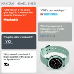 CMF by Nothing Watch 3 Pro, 1.43 AMOLED, 13 Day Battery, Dual-band GPS, Advance Heart+Sleep Monitor Smartwatch, Dark Grey Strap - Image 4