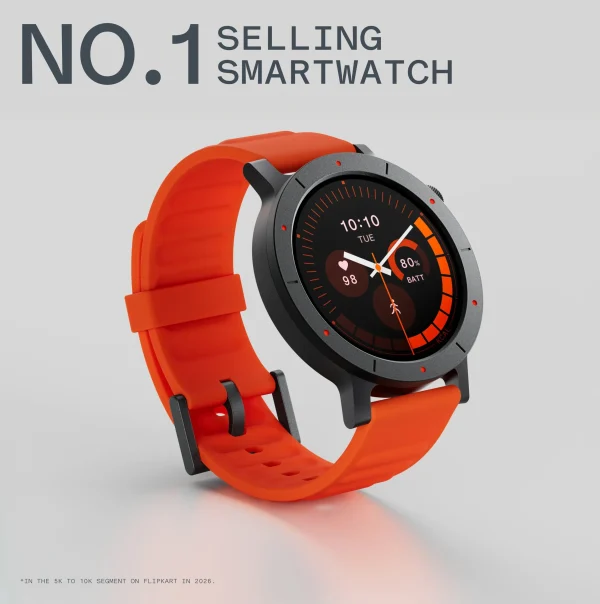 CMF by Nothing Watch 3 Pro, 1.43 AMOLED, 13 Day Battery, Dual-band GPS, Advance Heart+Sleep Monitor Smartwatch, Dark Grey Strap - Image 3