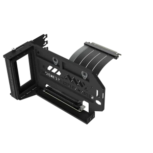 Cooler Master Vertical Graphics Card Holder Kit V3, Broad compatibility for MATX, ATX, EATX chassis, Universal GPU holder, PCIE 5.0 Compatible, Includes Riser Cable- 165mm, Black, MCA-U000C-KFVK03